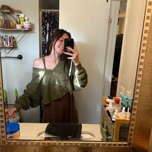 Future State Olive Sweater